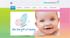 Desktop Screenshot of placentadonation.com